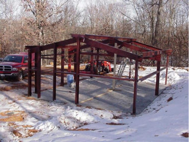 Steel Truss Frame Structure