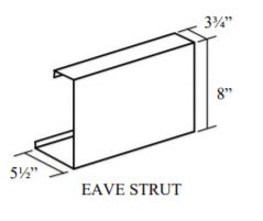 steel frame building eave