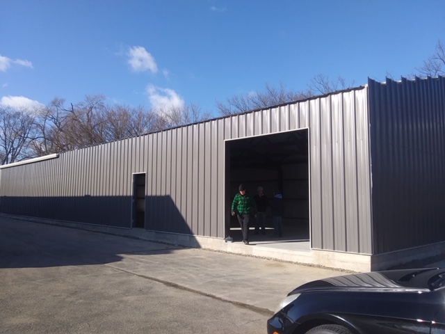 Prefab Metal Building on Concrete