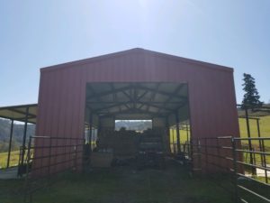 Front View of Storage Building