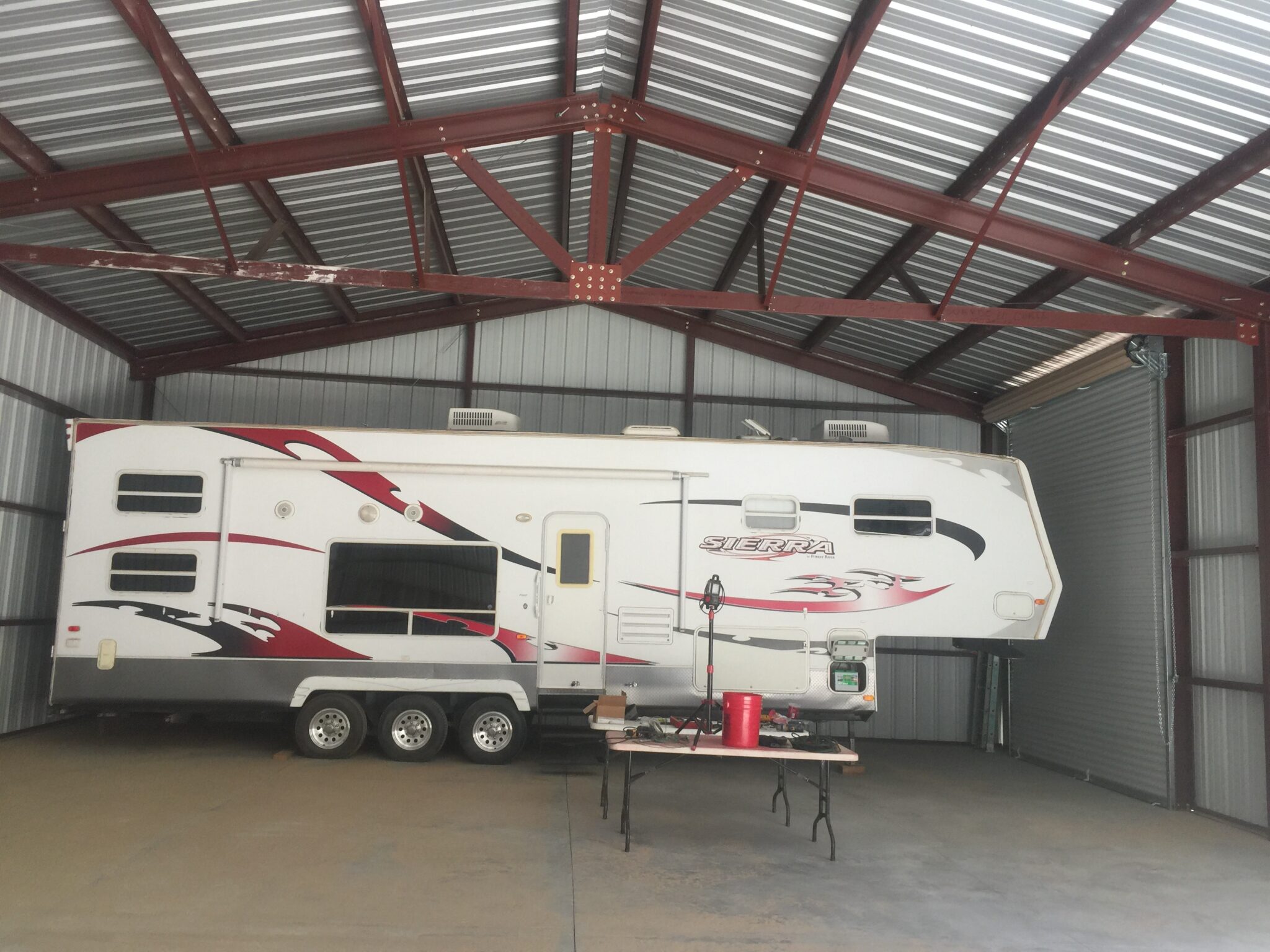 40x60x16 RV and Boat Garage in California