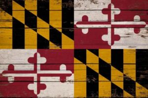 State flag of Maryland were we provide Metal buildings