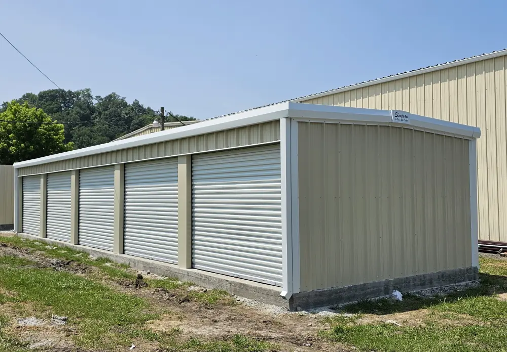 10x60x8.5 Steel Mini Storage Building Kit - Image 3