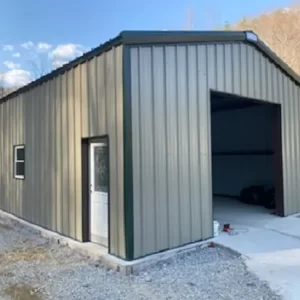 24x35x12 Custom Steel Building Kit