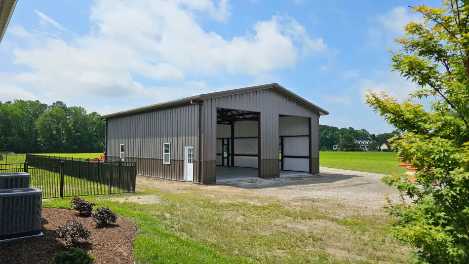 36x50x16 Custom Steel Garage Building Kit