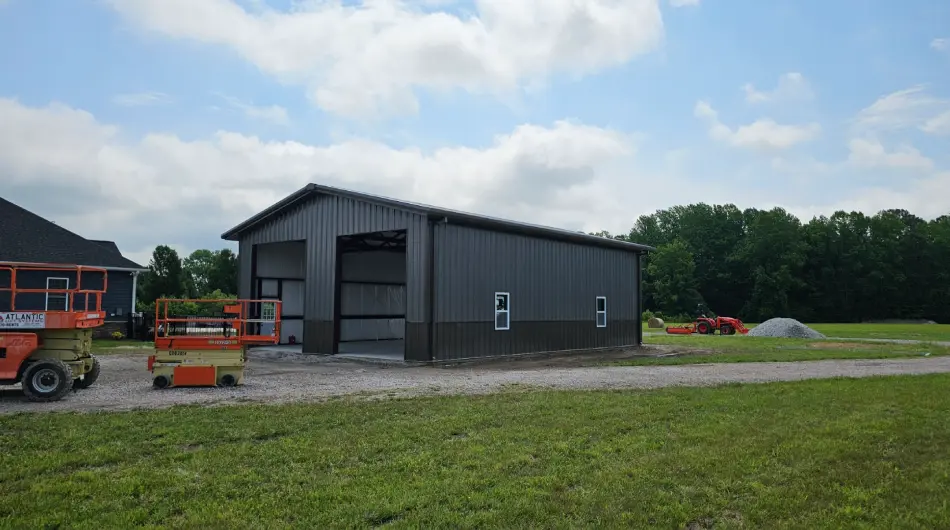 36x50x16 Custom Steel Garage Building Kit - Image 4