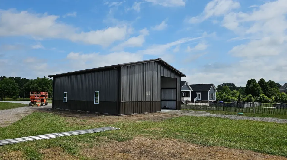 36x50x16 Custom Steel Garage Building Kit - Image 2