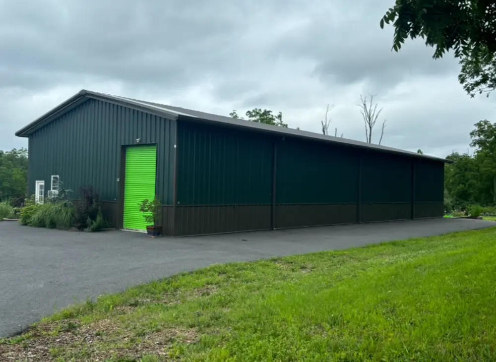40x100x16 Steel Garage Building Kit - Image 2