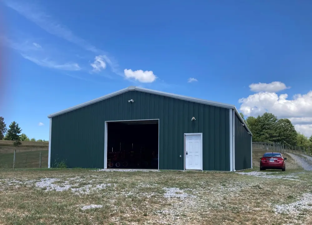 40x60x10 Custom Steel Garage Building Kit - Image 2